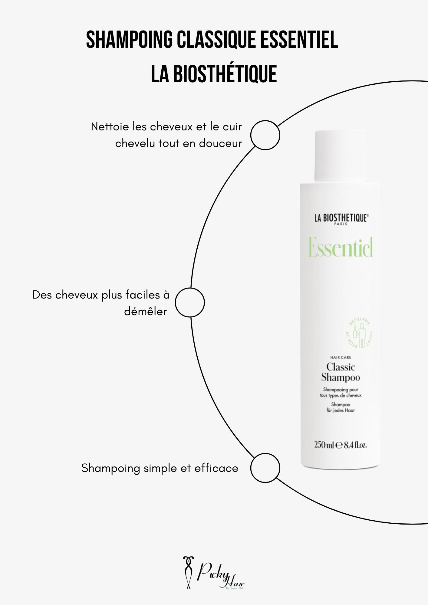 shampoing classique, la biosthetique, reims, tous types de cheveux