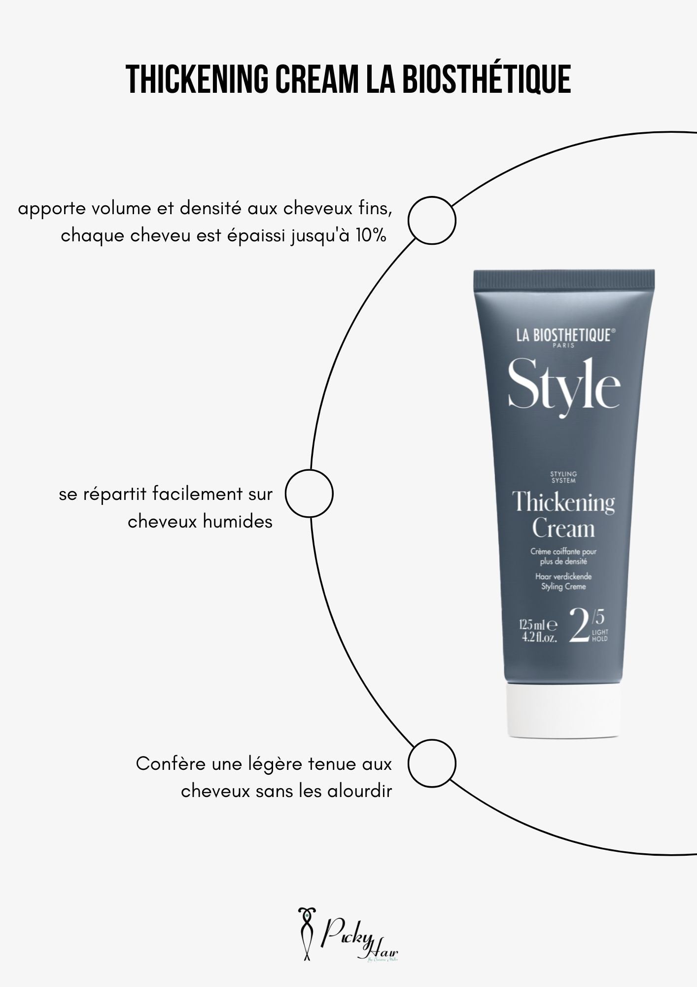 creme coiffante pour plus de densité la biosthetique