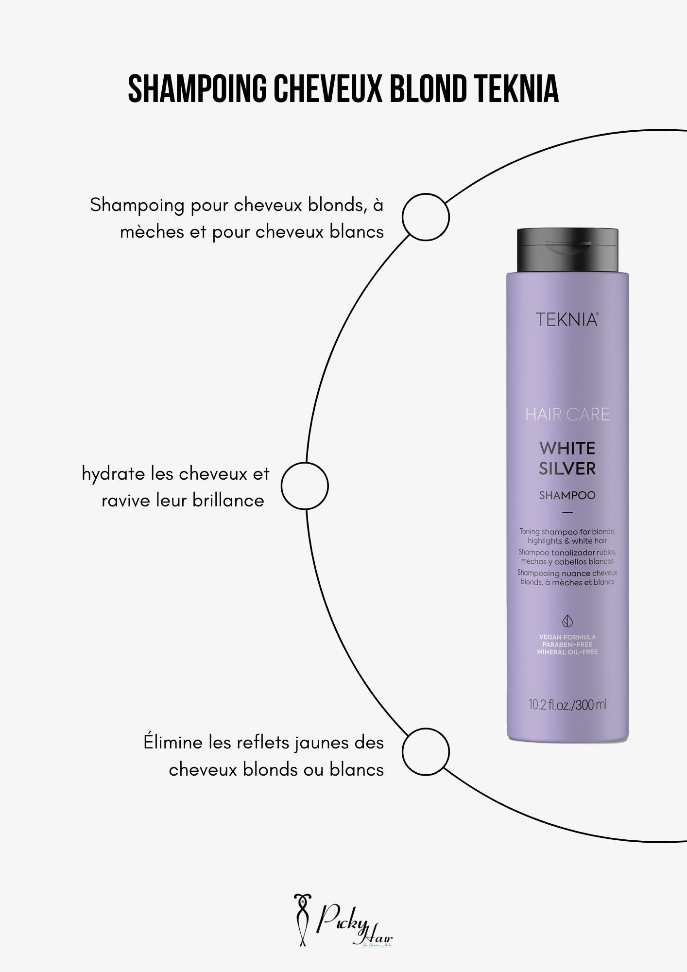 shampoing blond white silver hair care teknia lakmé