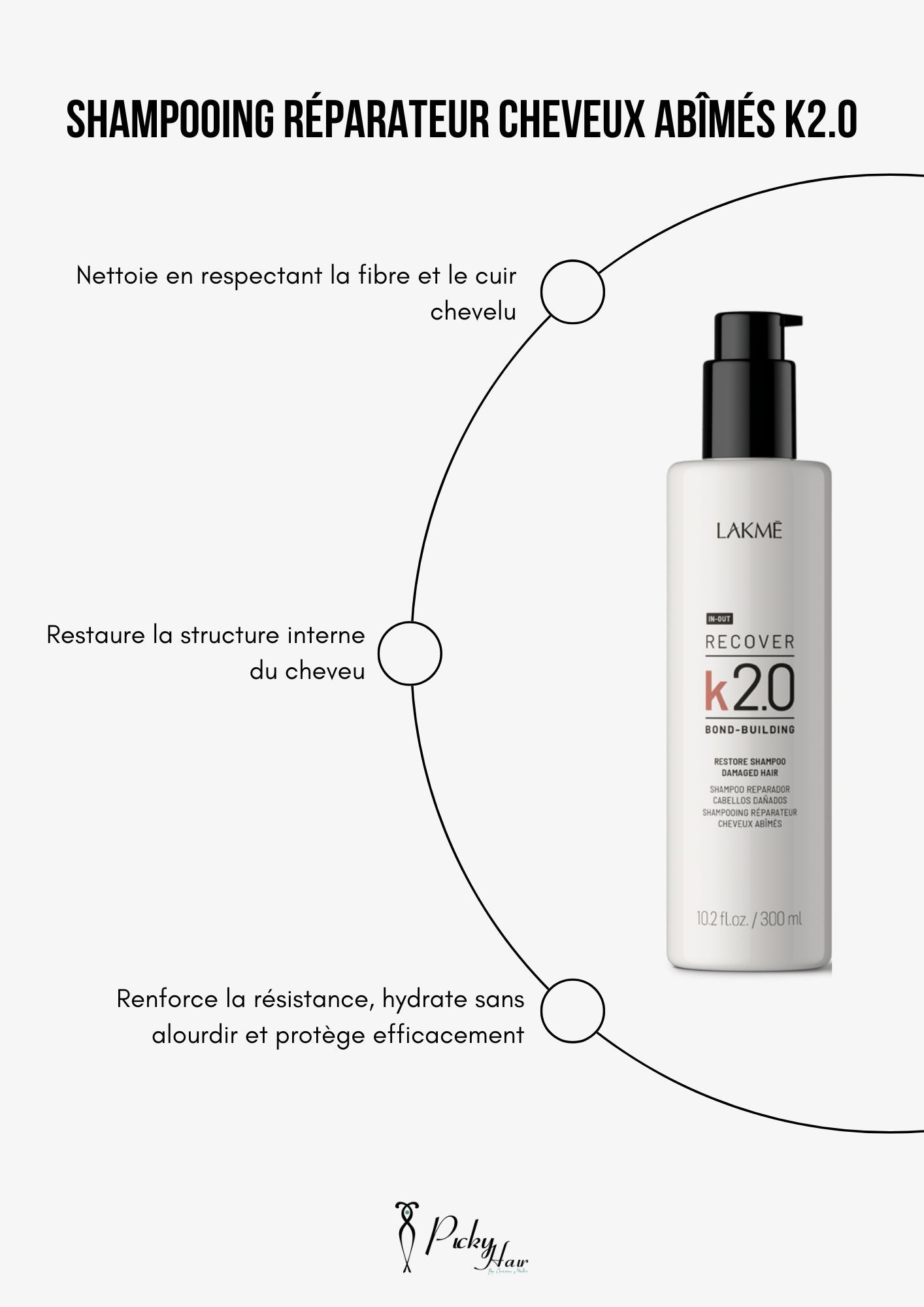 lakmé recover soin cheveux méthode K2.0 picky hair expert visagiste capillaire coloriste Reims Salon de coiffure