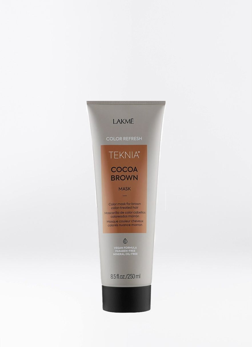 shampoing conserve couleur rouge acajou marron teknia lakmé