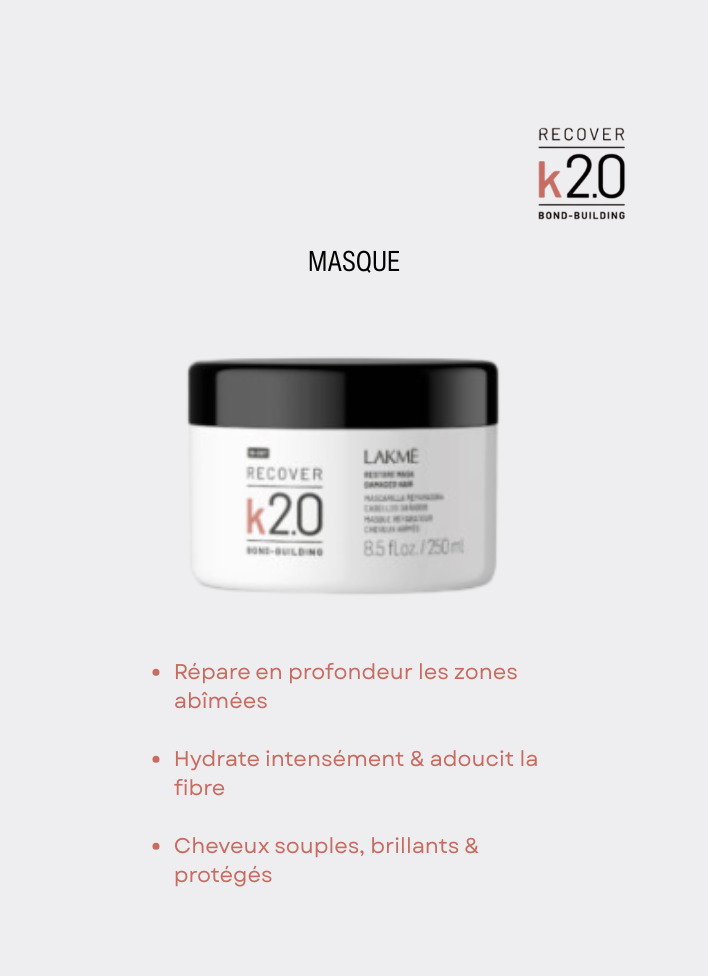 Masque Réparateur Cheveux Abîmés