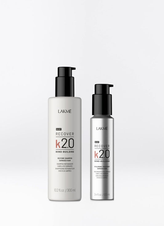 soin shampoing et traitement hyaluronique lakmé K2.0