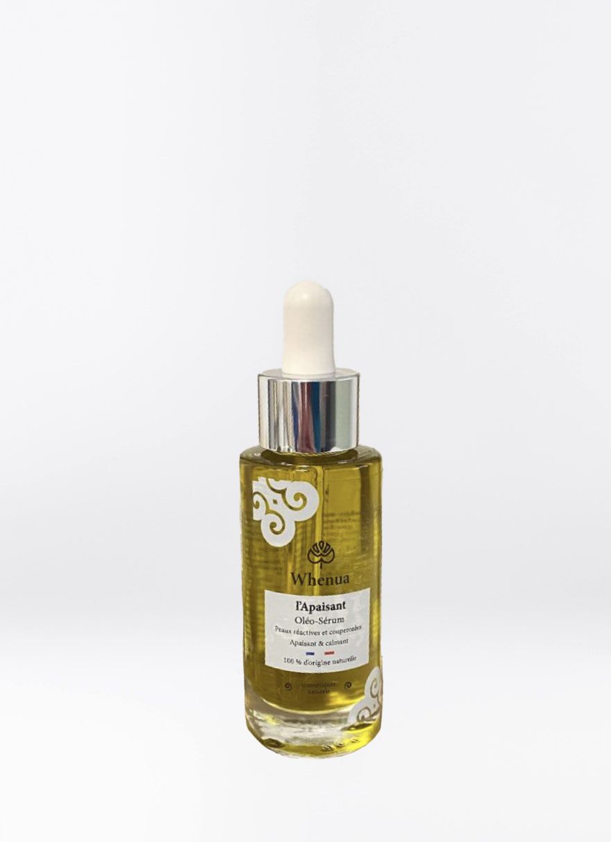 huile, soin, peaux réactives, apaise et calme, reims