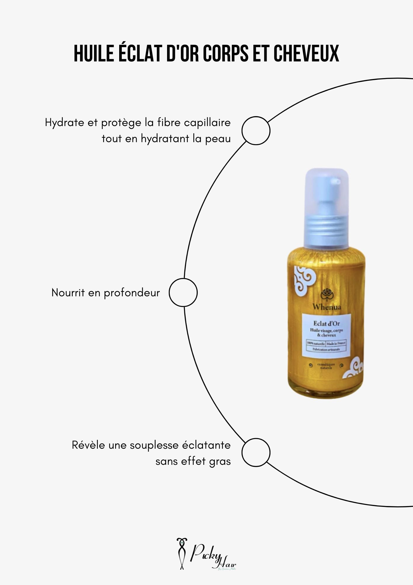 huile, doré, corps cheveux et visage,reims