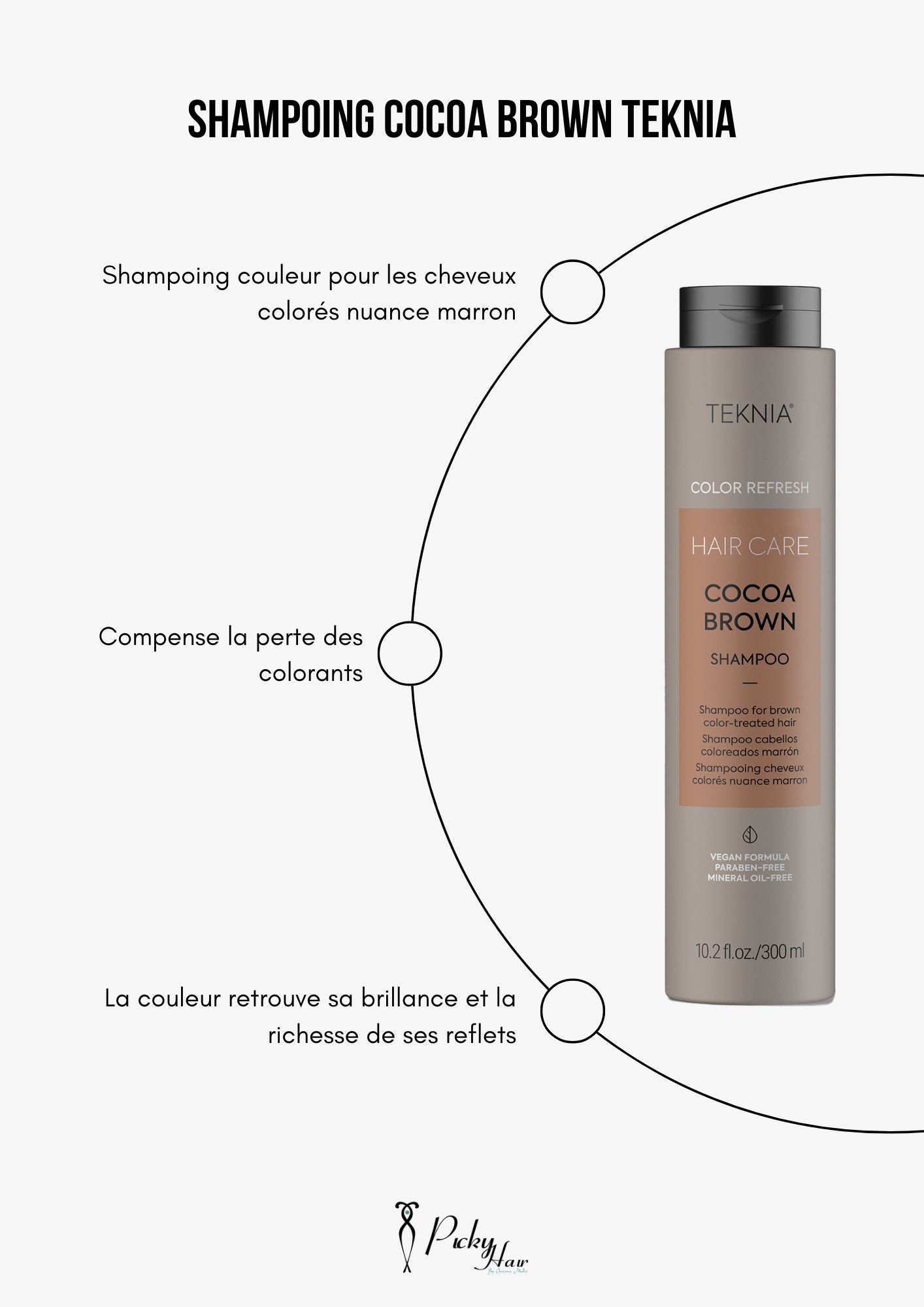 color refresh hair care shampoing marron teknia lakmé