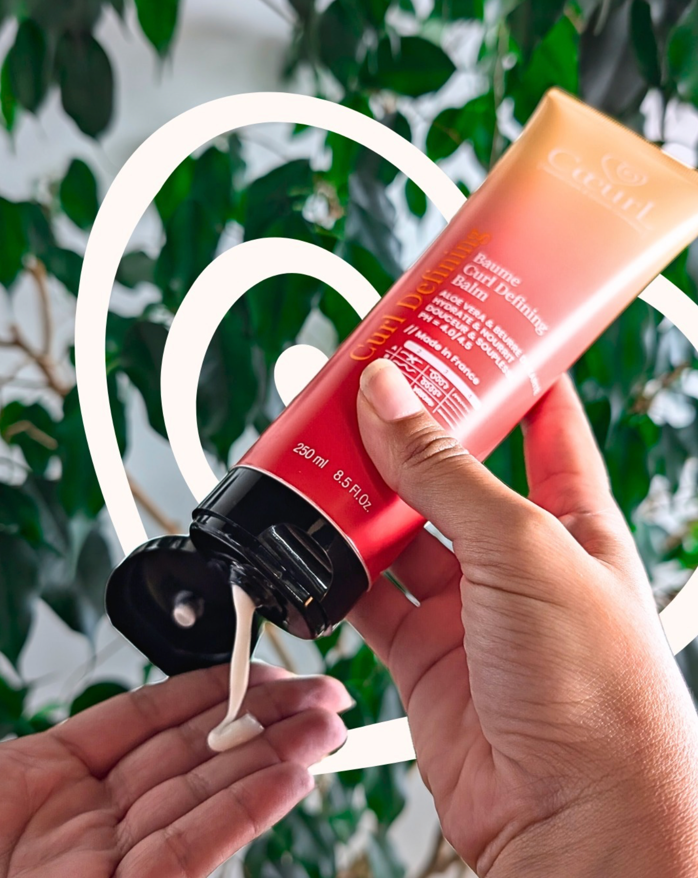 Baume curl definiton, cheveux bouclés, CoeurL, reims picky hair, rodolphe and co