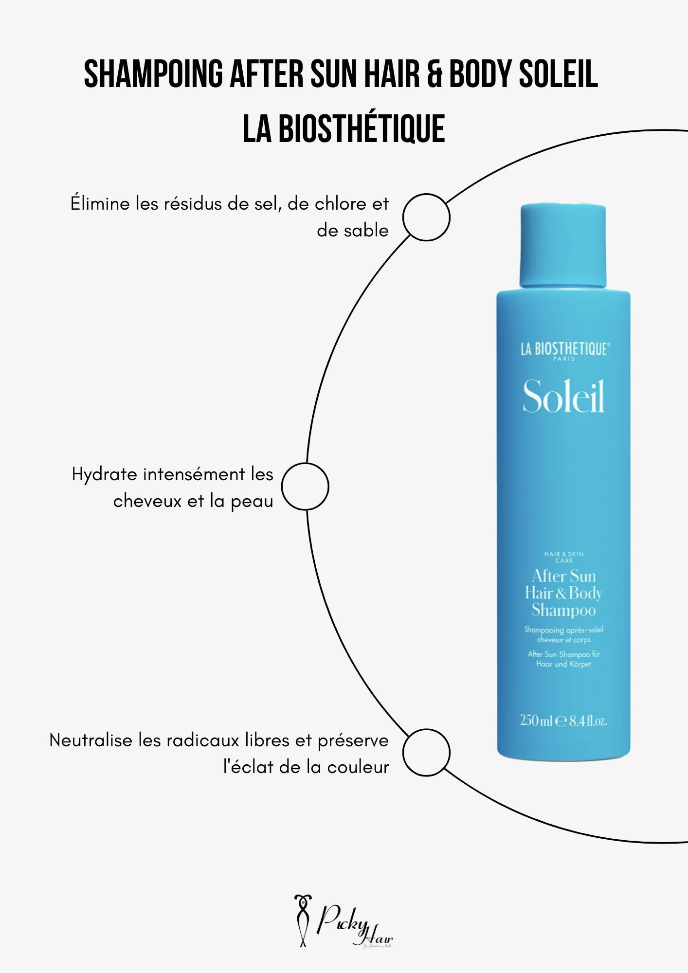 shampoing corps et cheveux apres soleil la biostethique