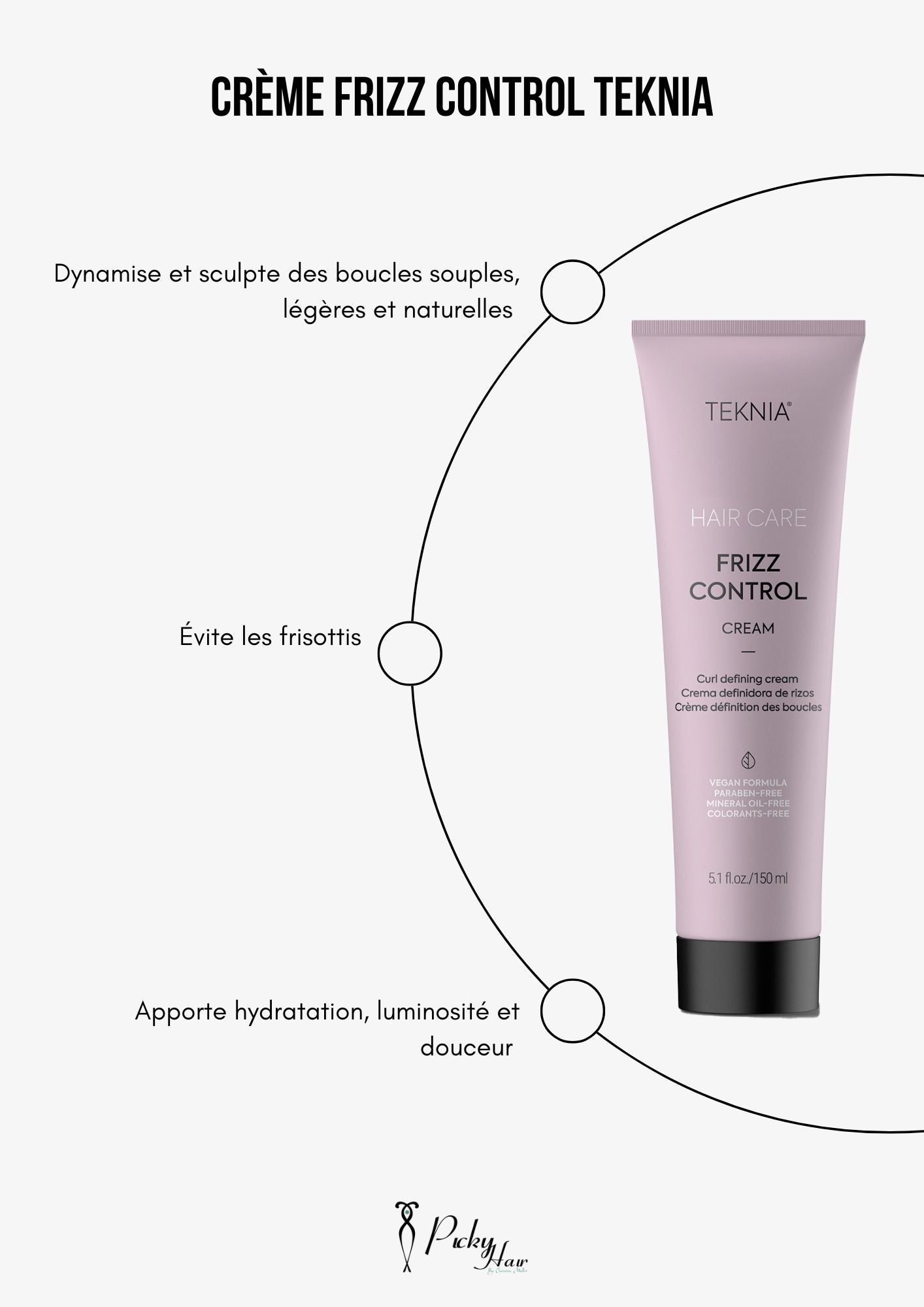 crème cheveux bouclés contrôle définition de boucles, picky hair reims