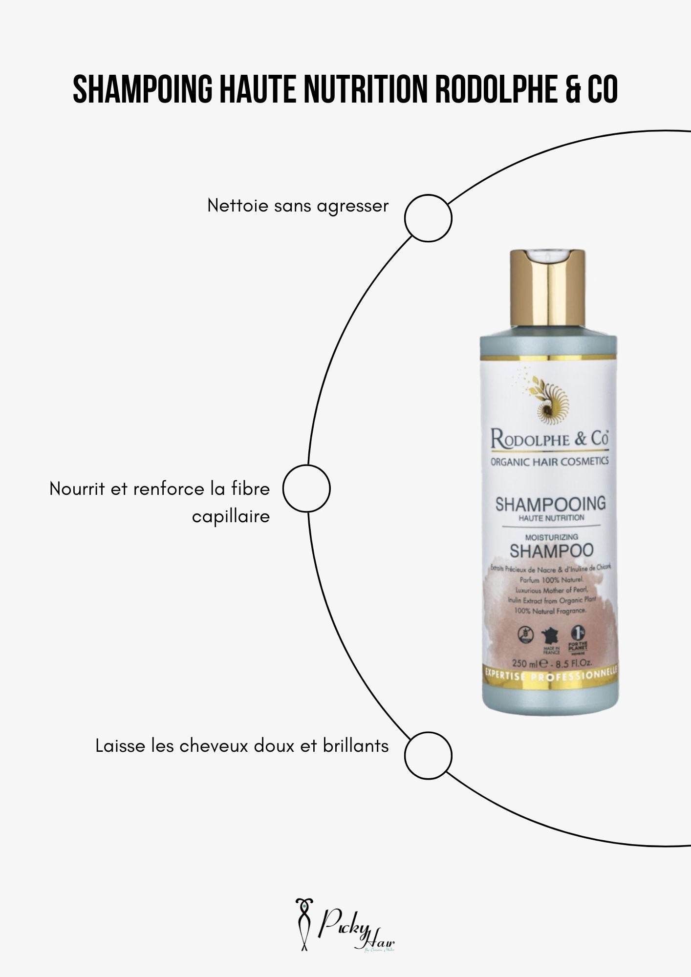 shampoing haute nutrition, hair care, naturel, rodolphe and co picky hair reims 