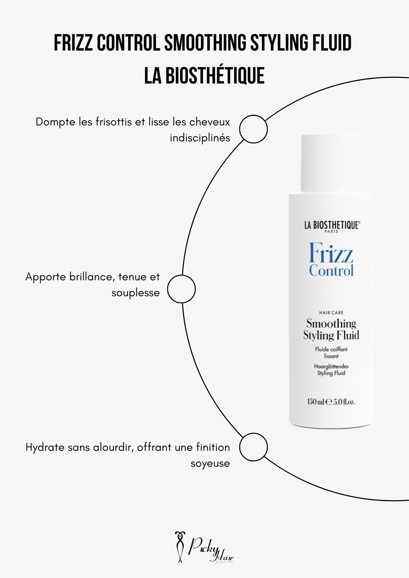 fluide coiffant la biostethique style frizz control picky hair reims expert cuir chevelu visagisme capillaire